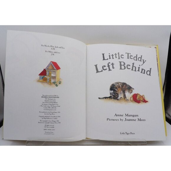Little Teddy Left Behind by Anne Mangan 10th Anniversary Ed./ Dust Jacket ©2005 - Picture 6 of 8